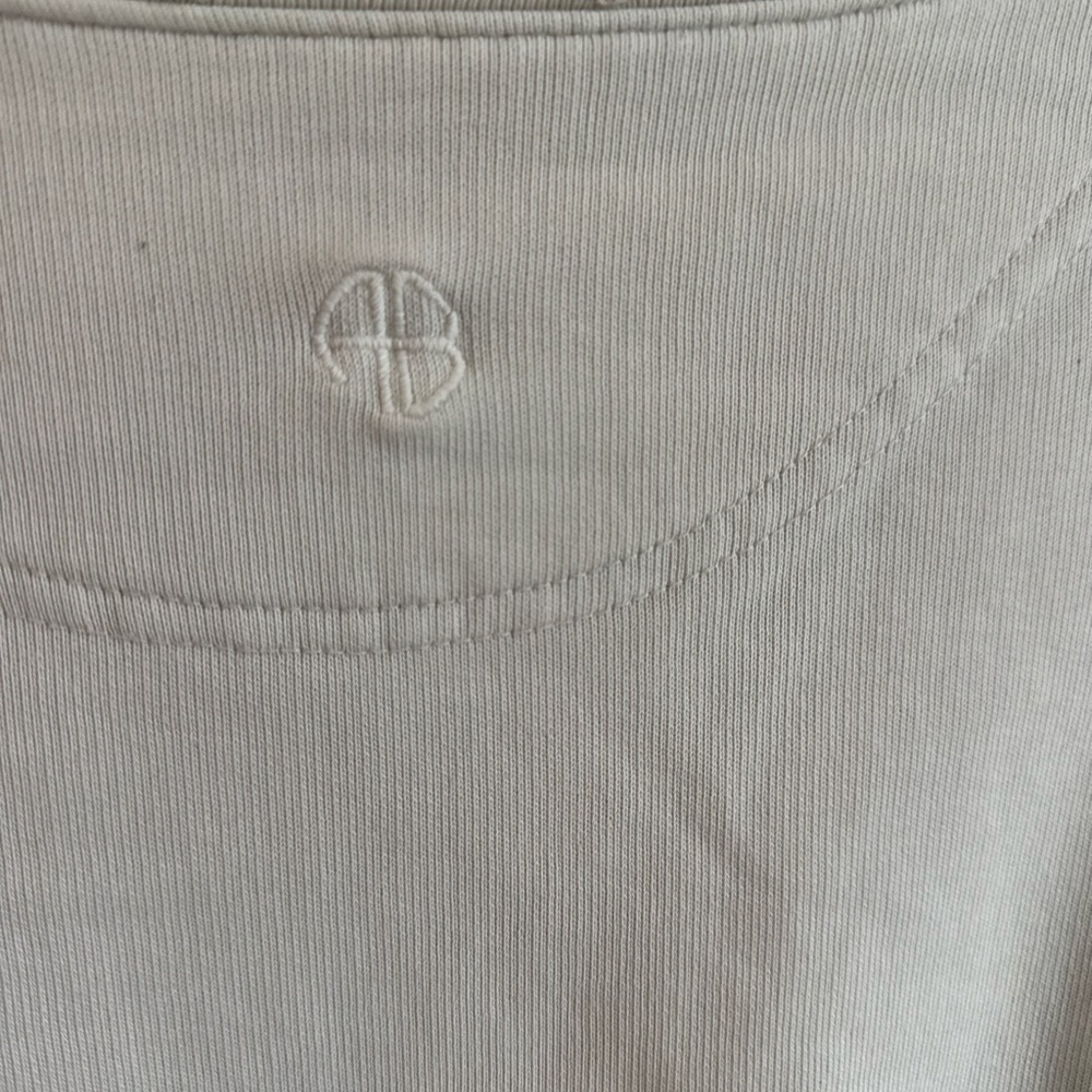 - Anine Bing White Crewneck Sweater with Los Angeles Print - Picture 8 of 10